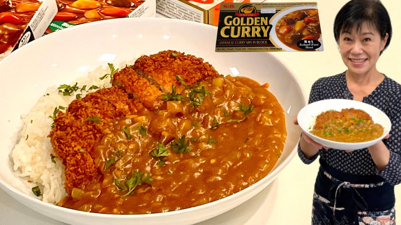 Curry Japonais avec TonKatsu - Curry Japonais avec la viande panée - Katsu karee - Kumiko Recette