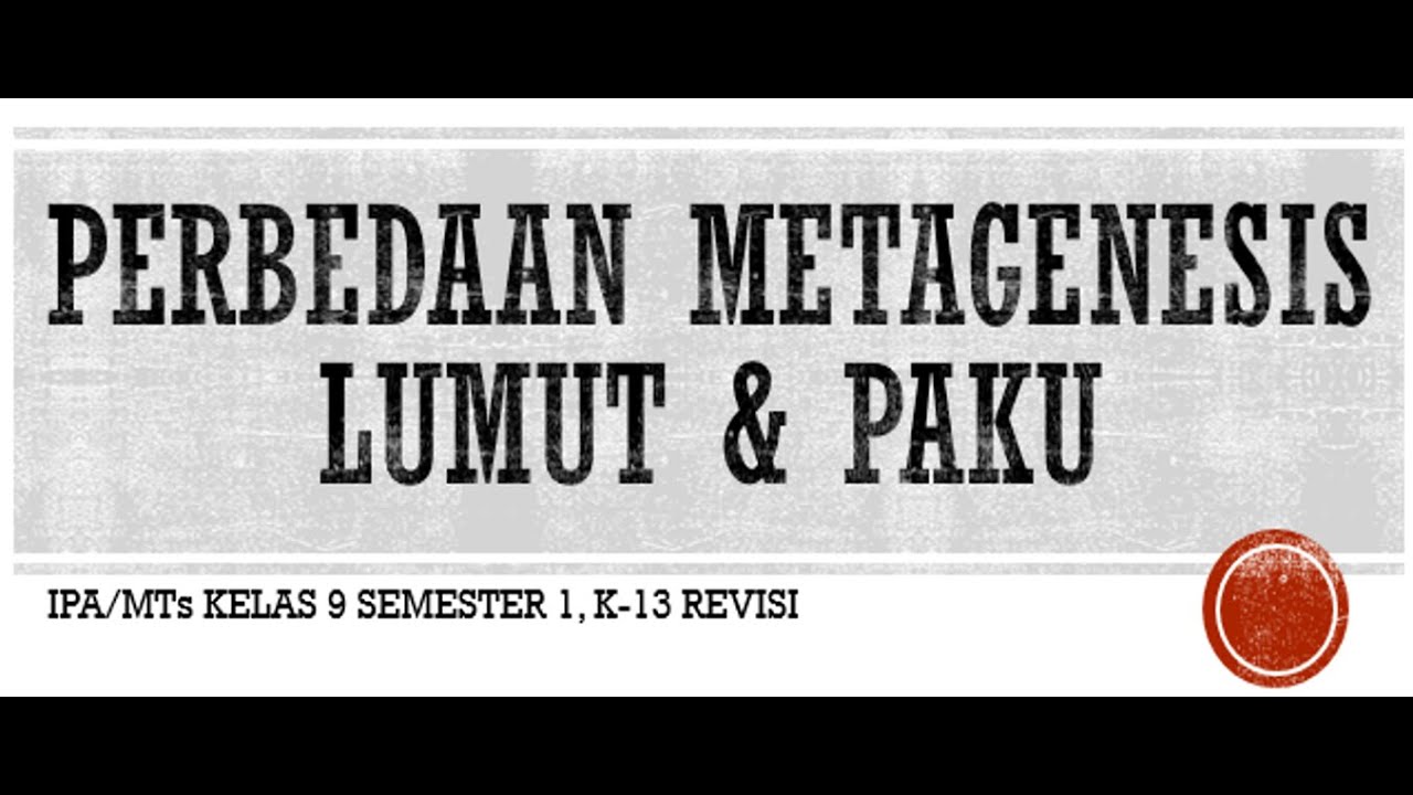 PERBEDAAN METAGENESIS LUMUT DAN PAKU