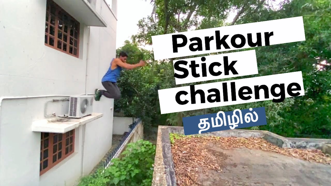 Parkour Stick Challenge ( In Tamil )