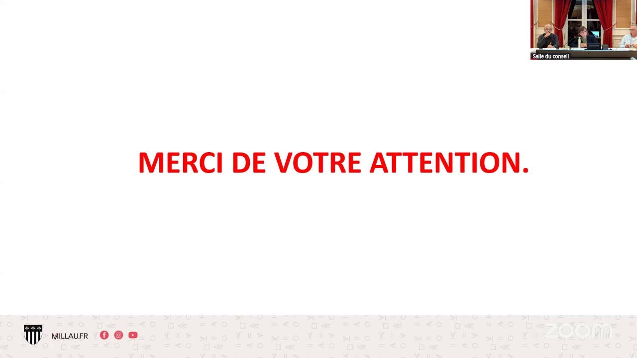 Conseil Municipal du 25/09