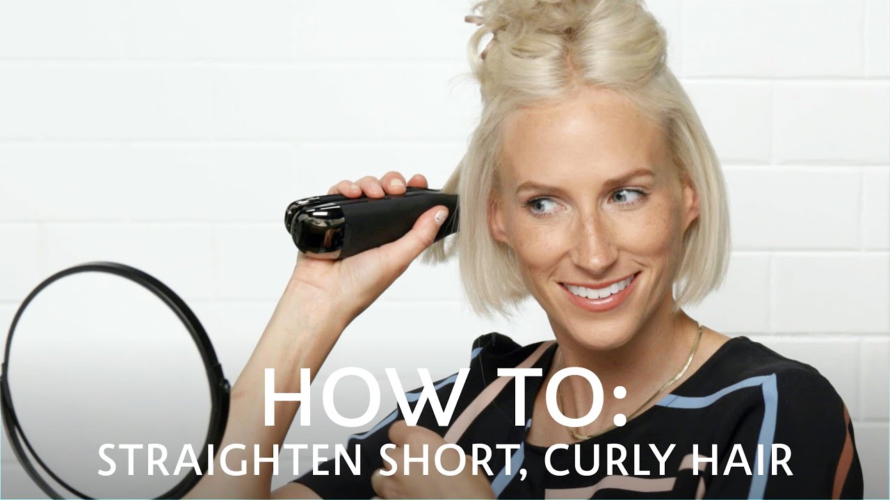 How to Straighten Short and Curly Hair| Sephora Routines + Rituals
