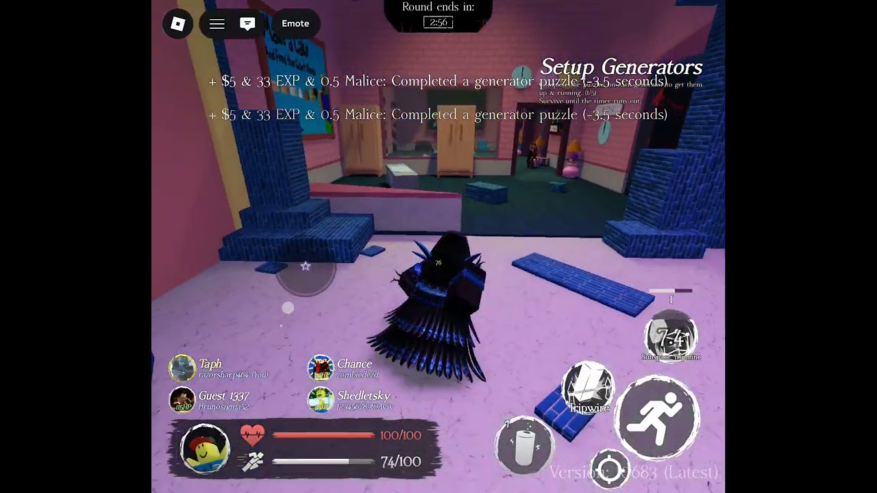 Getting milestone 4 taph (Roblox Forsaken) 