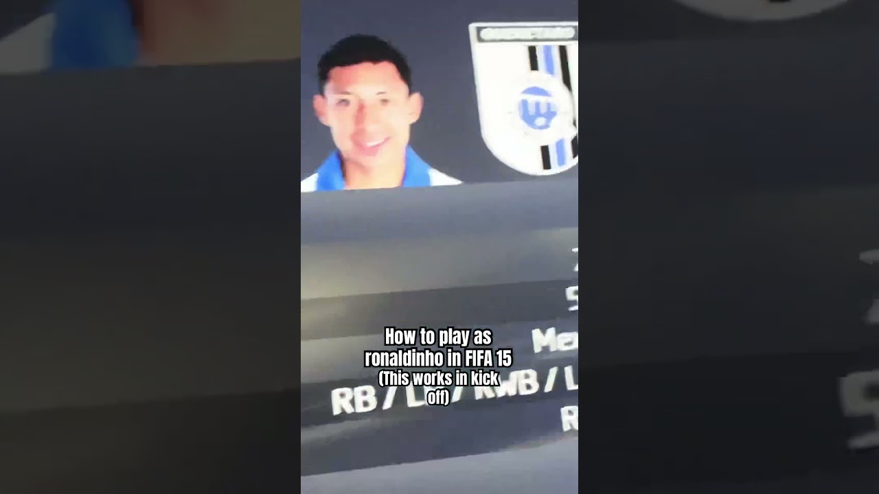 How to play as ronaldinho FIFA 15