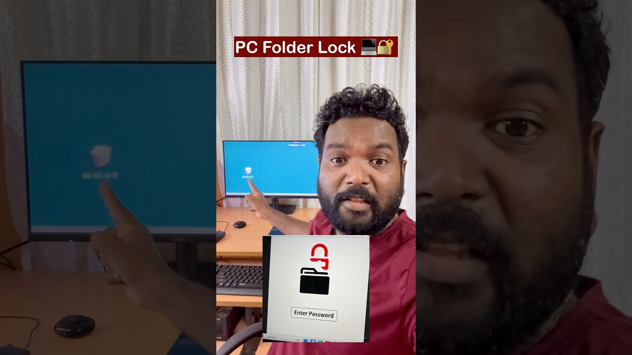 PC Folder Lock🔐Simple trick✅
