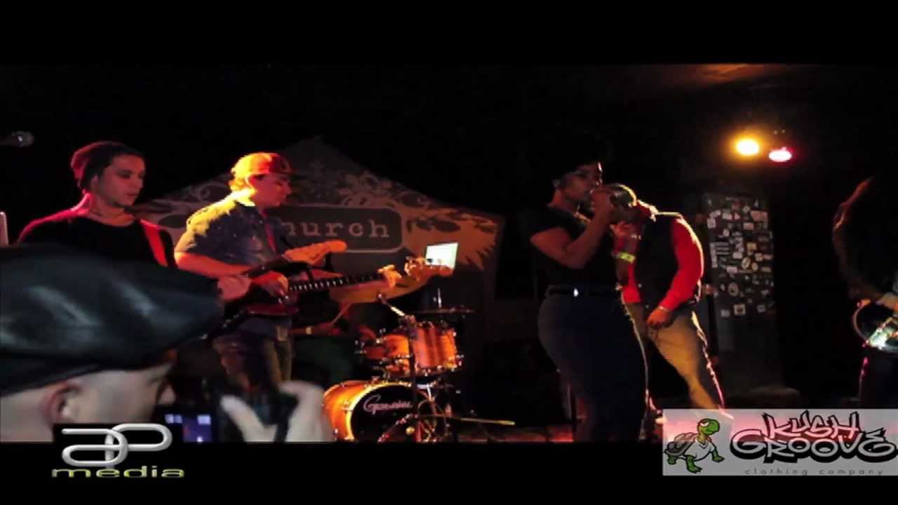 2013 AP Media filming SHEA ROSE performing ROCKSTAR 201 @ The Kush Groove Headband Event