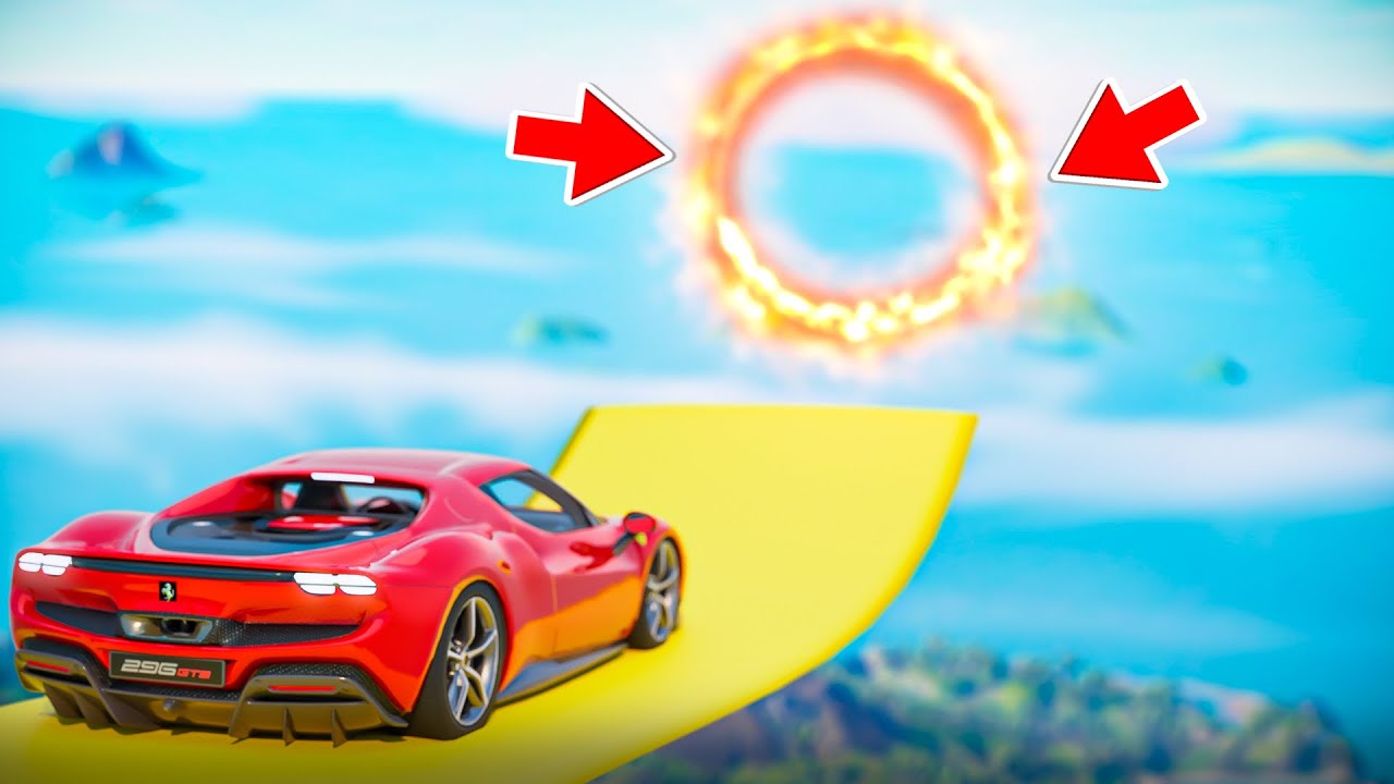 SAUT EXTRÊME en VOITURE sur FORTNITE ! (ft. ZetFar, Yoyo et Gio)