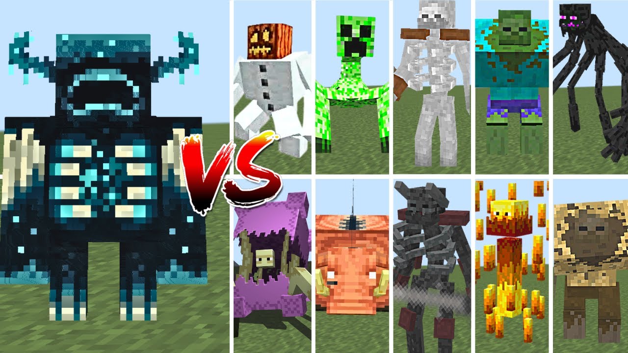 WARDEN vs ALL MUTANT MOBS