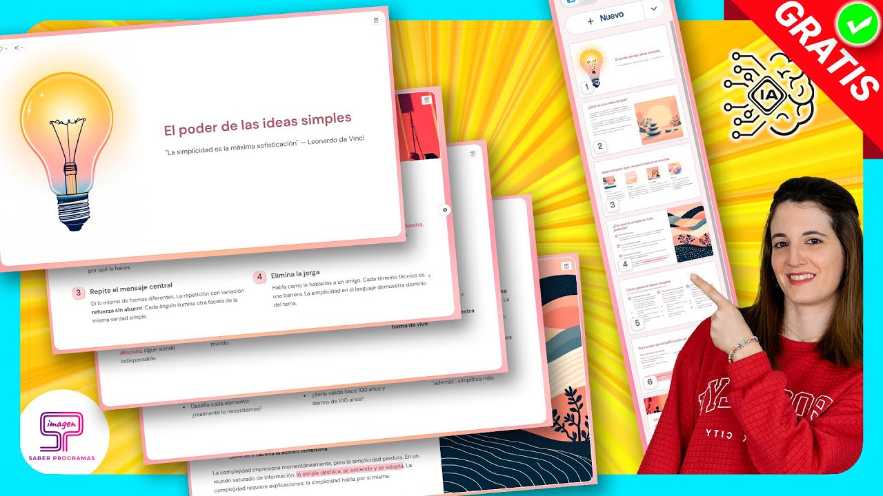Cómo crear PRESENTACIONES con IA GRATIS | ✨ 100% RECOMENDADO