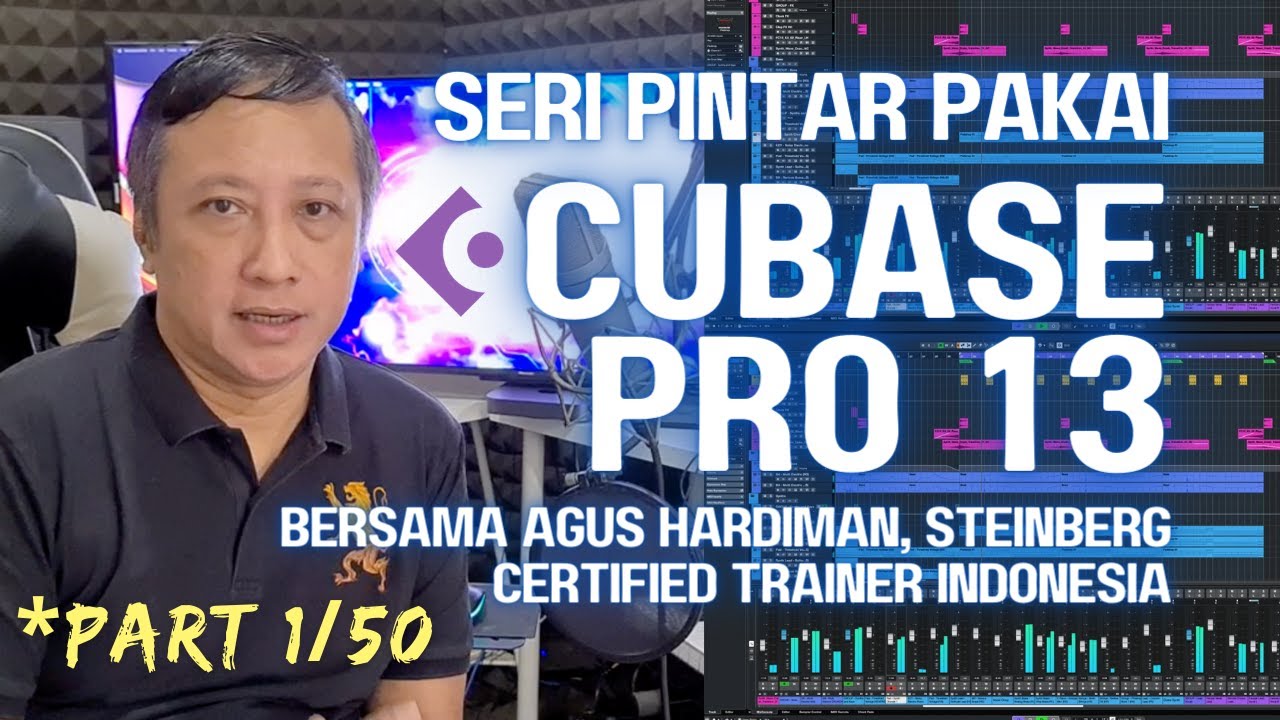 [ SERI PINTAR PAKAI CUBASE PRO 13 ] Part 1/50 - Memulai Project Baru & Menggunakan Template Cubase