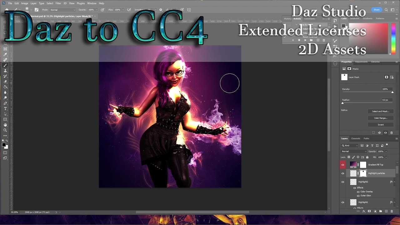 Daz3D To CC4 (for UE5) Part 1: Daz Studio, Extended Licenses, and 2D Assets