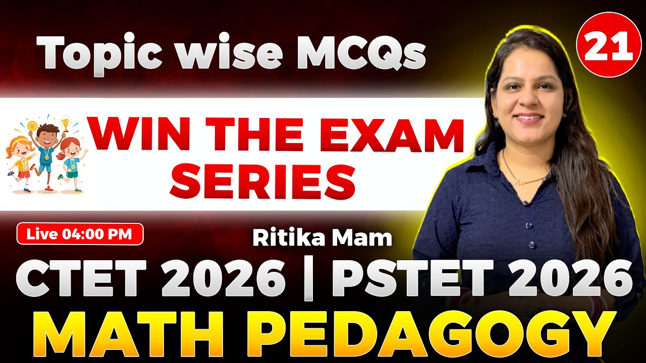 Math Pedagogy 🎯CTET 2026 | PSTET 2026 Class 21 by Ritika Mam 🔥 #pstet2026 #ctet2026