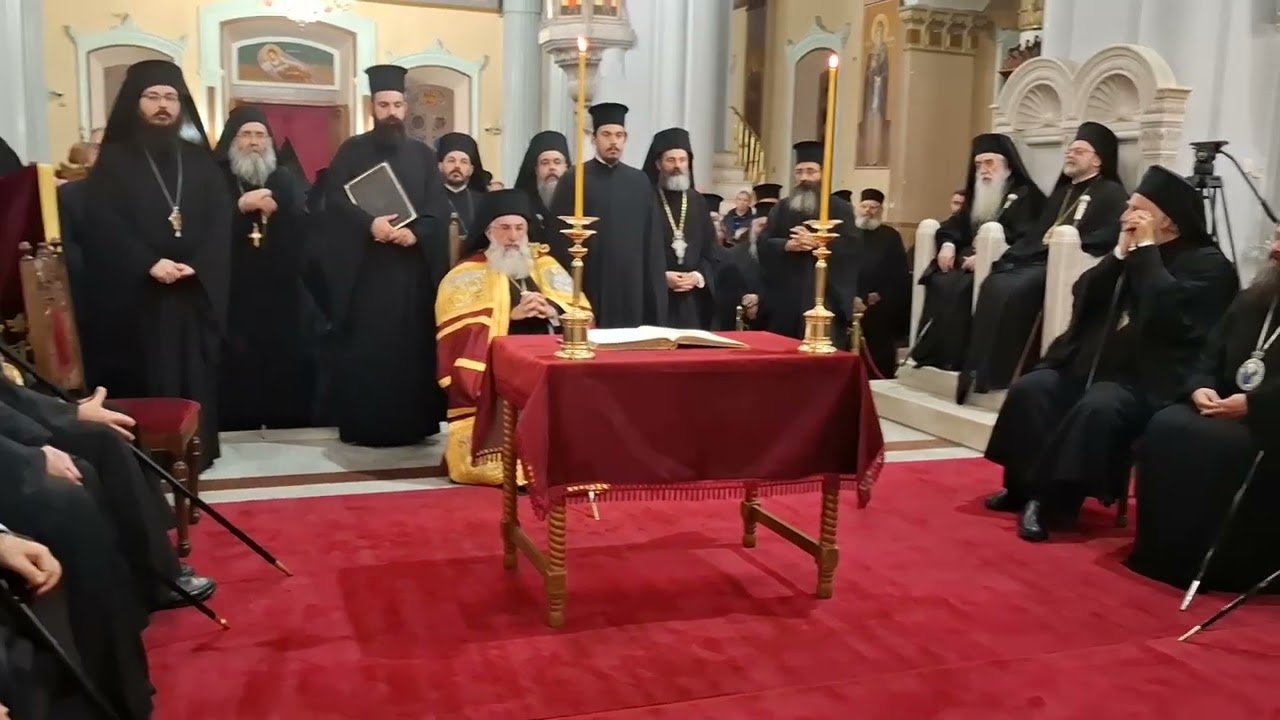 Ενώπιον της Συνόδου το Μεγάλο Μήνυμα του εμψηφισμένου Μητροπολίτη Κυδωνίας και Αποκορώνου, κ. Τίτου