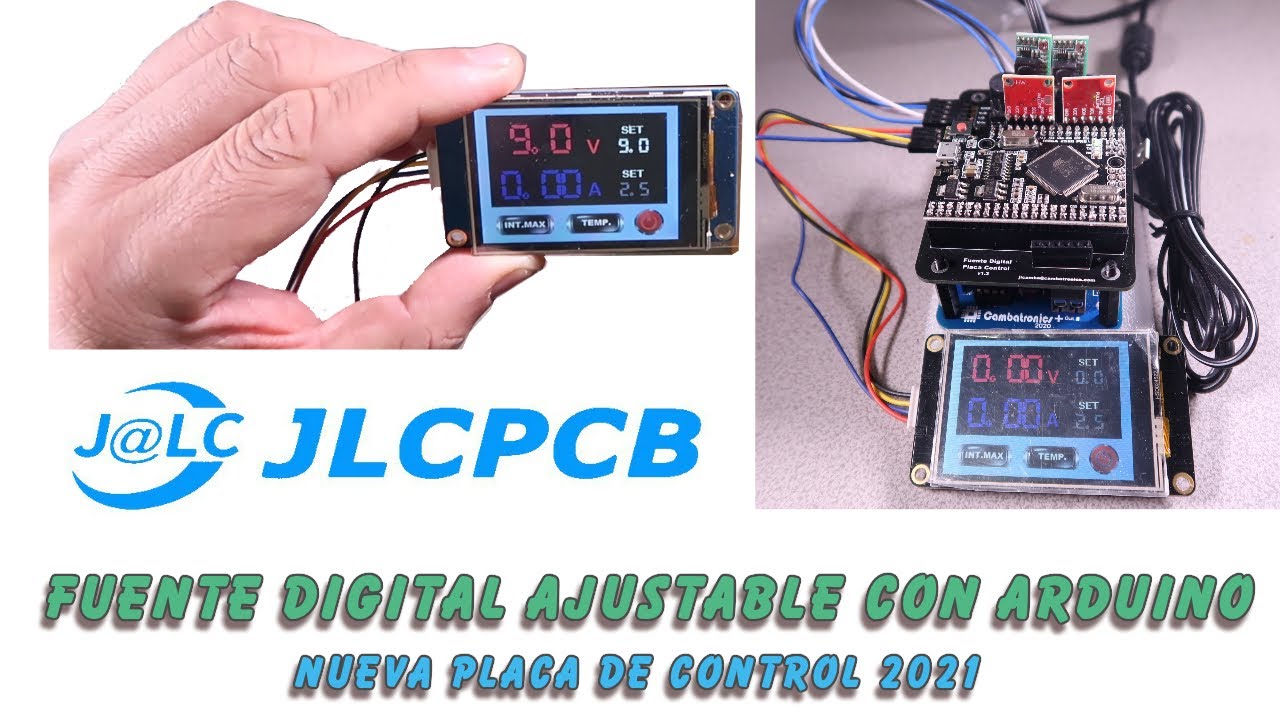 Fuente Digital Ajustable con Arduino: Nueva placa 2021.