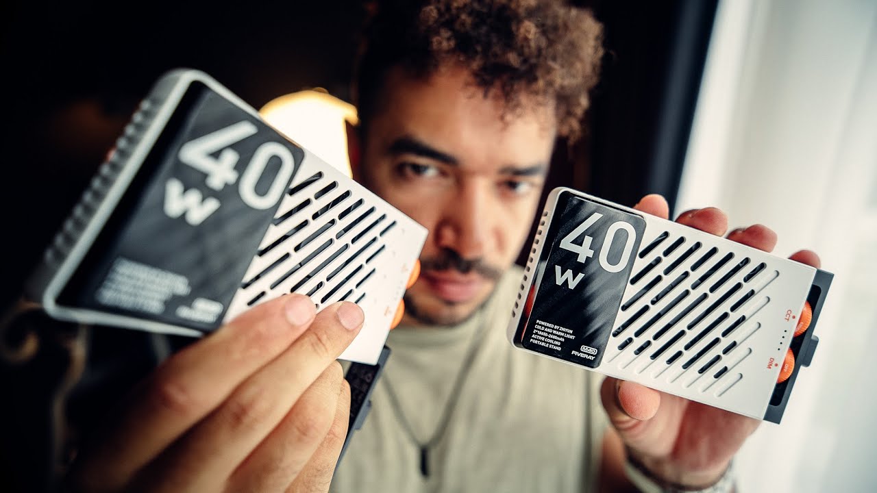 O pequeno e poderoso led M40W ZHIYUN - Vale a pena?