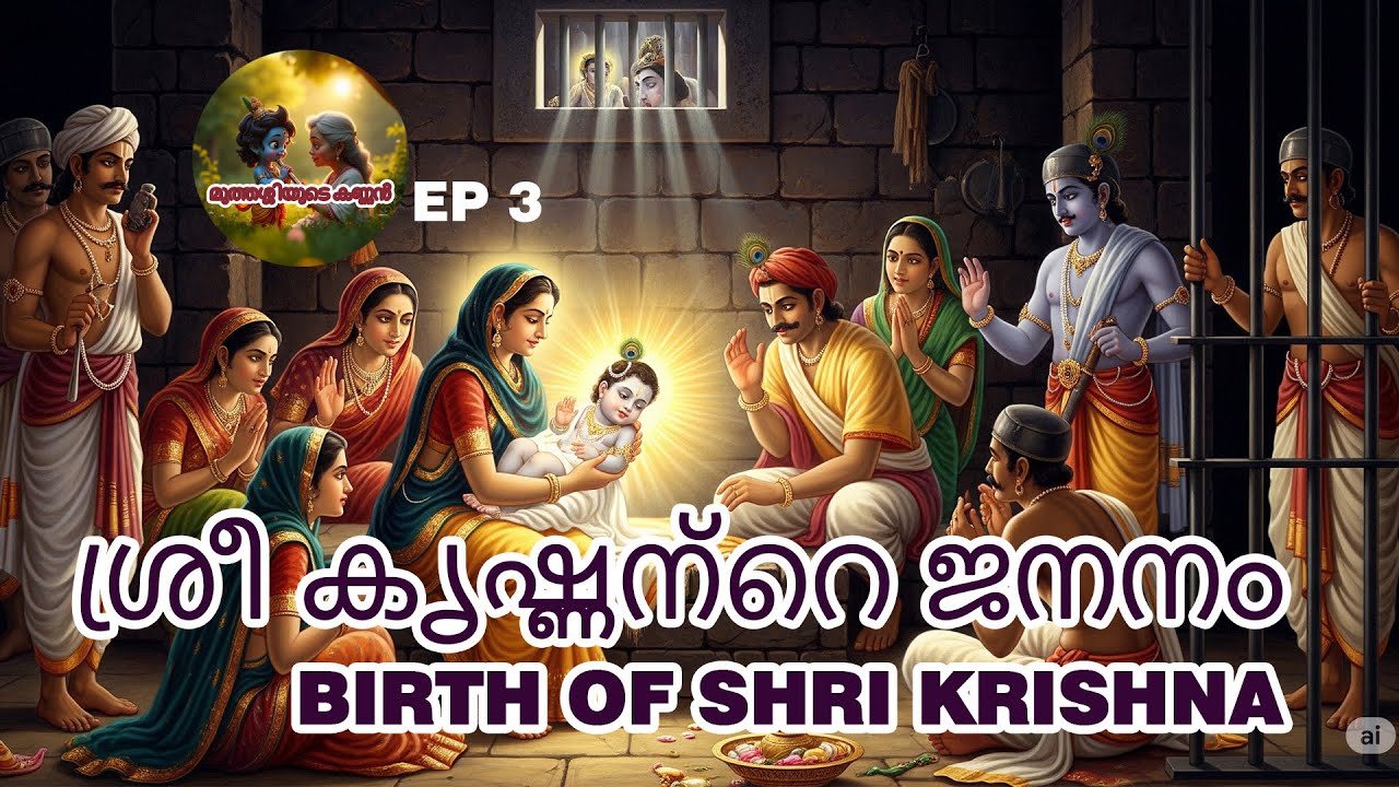 Story of Lord Krishna - Birth of Lord Krishna