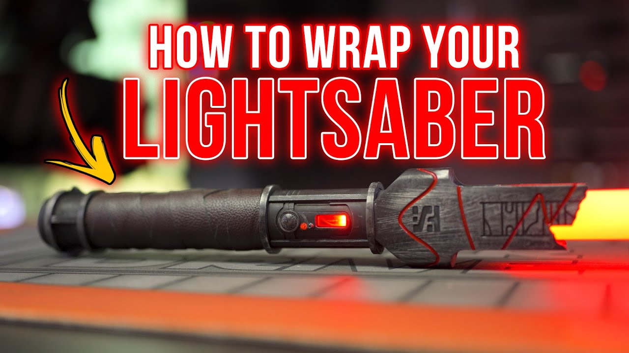 Create A Braided Leather Wrap For Your Lightsaber Hilt