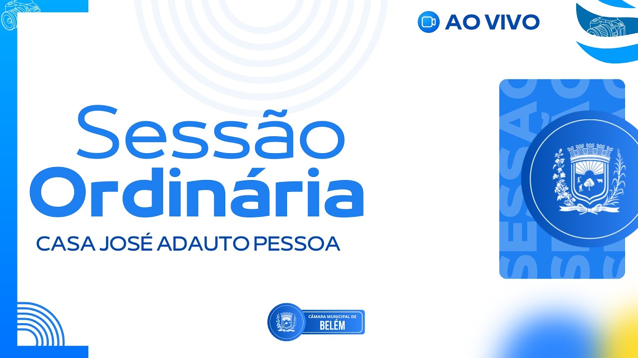 Sessão Ordinária | 03-03-2026 | Câmara de Vereadores de Belém PB