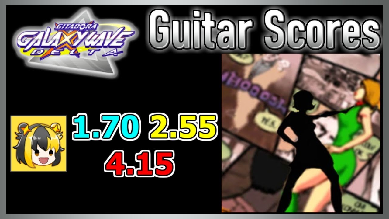 [GITADORA GuitarFreaks] Cutie pie - Guitar Scores
