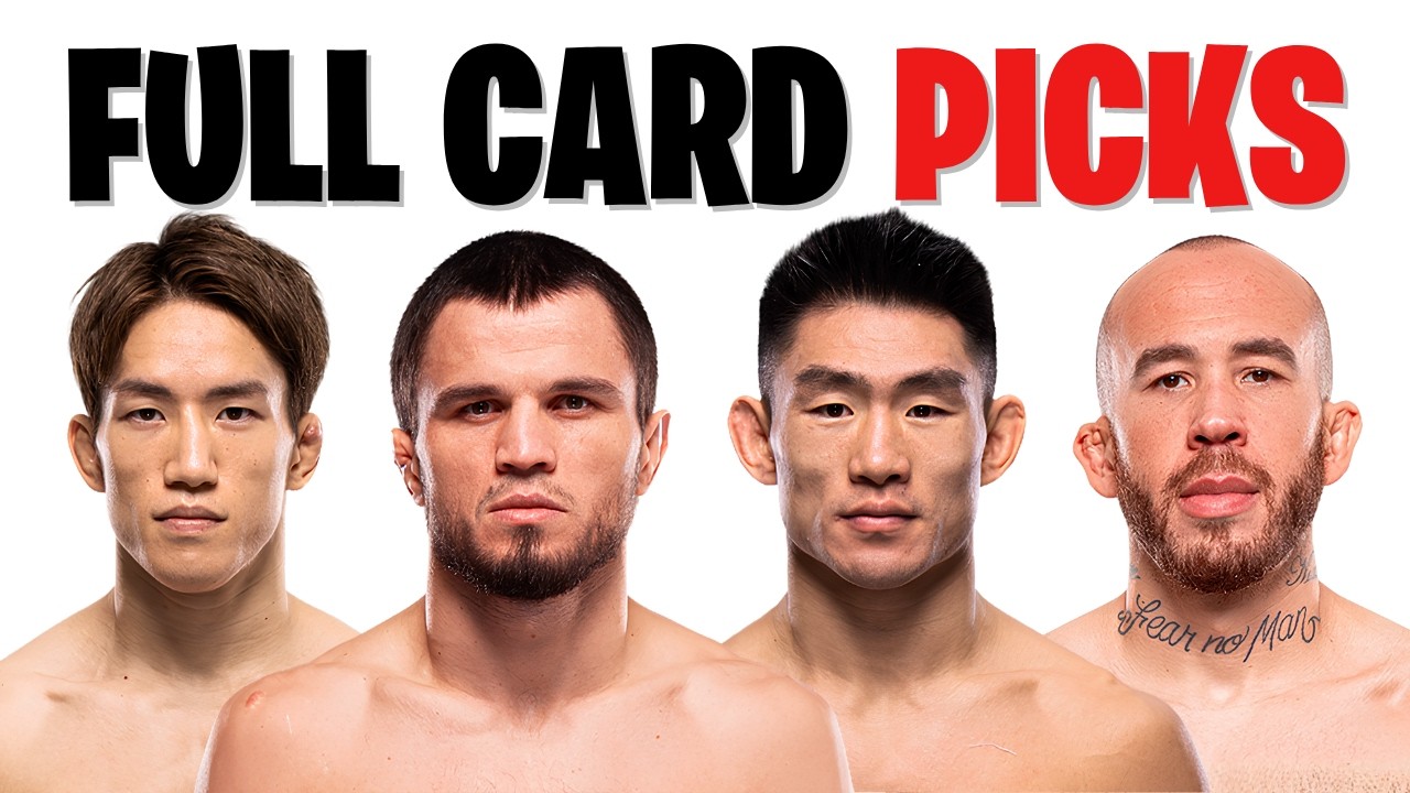 UFC Shanghai Full Card Predictions & Breakdown