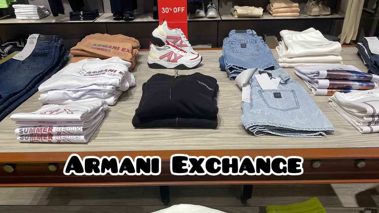 Armani Exchange sale up to 30% off