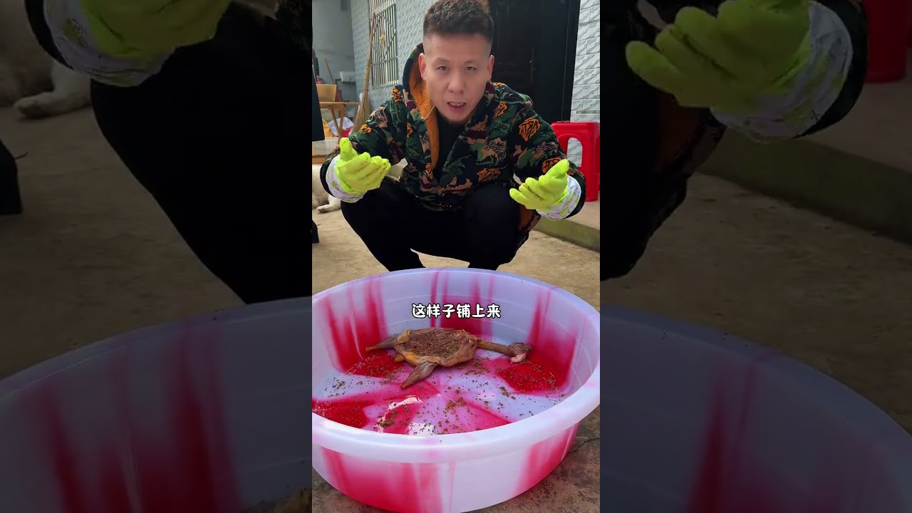 朋友们，我都有点小期待，我们自己动手做的这个风干鸡了！ #美食 #日常分享 #乡村生活