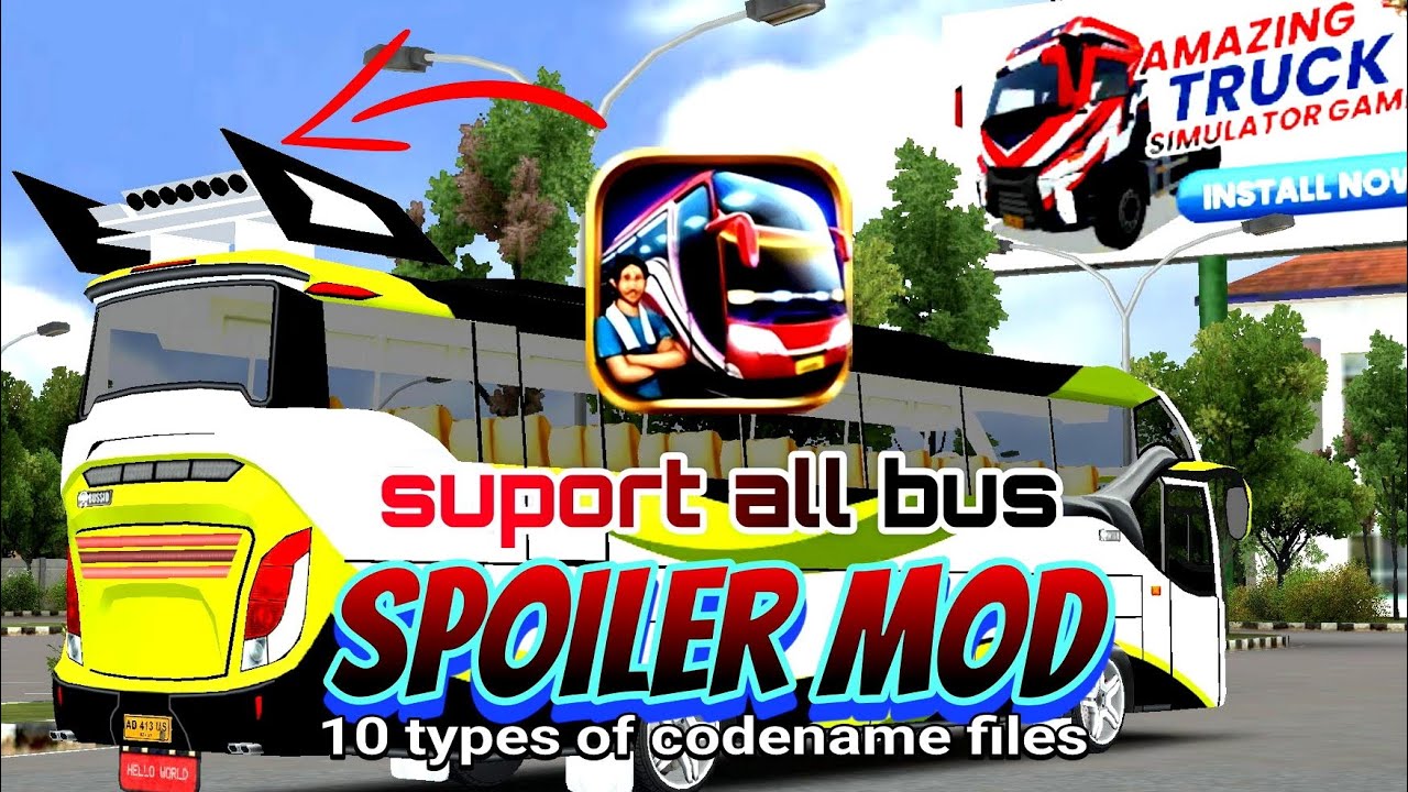 Kodename Spoiler bussid v4.4.1😀😀😀