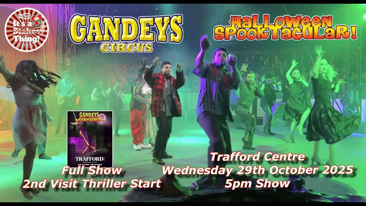 Gandeys Halloween Spooktacular Full Show, Trafford 2nd Visit New Start #itsastakesything
