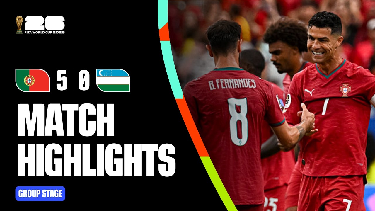 Highlights | Portugal 5-0 Uzbekistan | FIFA World Cup 2026&trade;