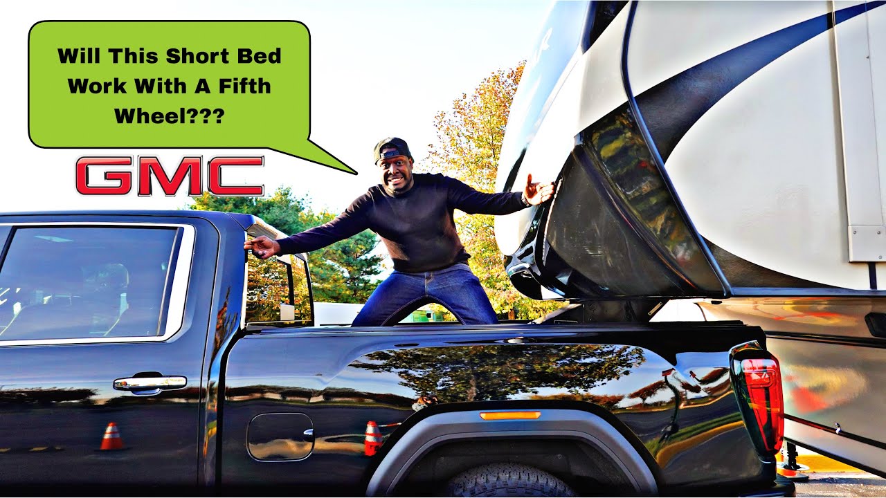 Attempting A 90 Degree Turn With A Short Bed GMC Sierra 2500 Denali || Ran Into One Issue...
