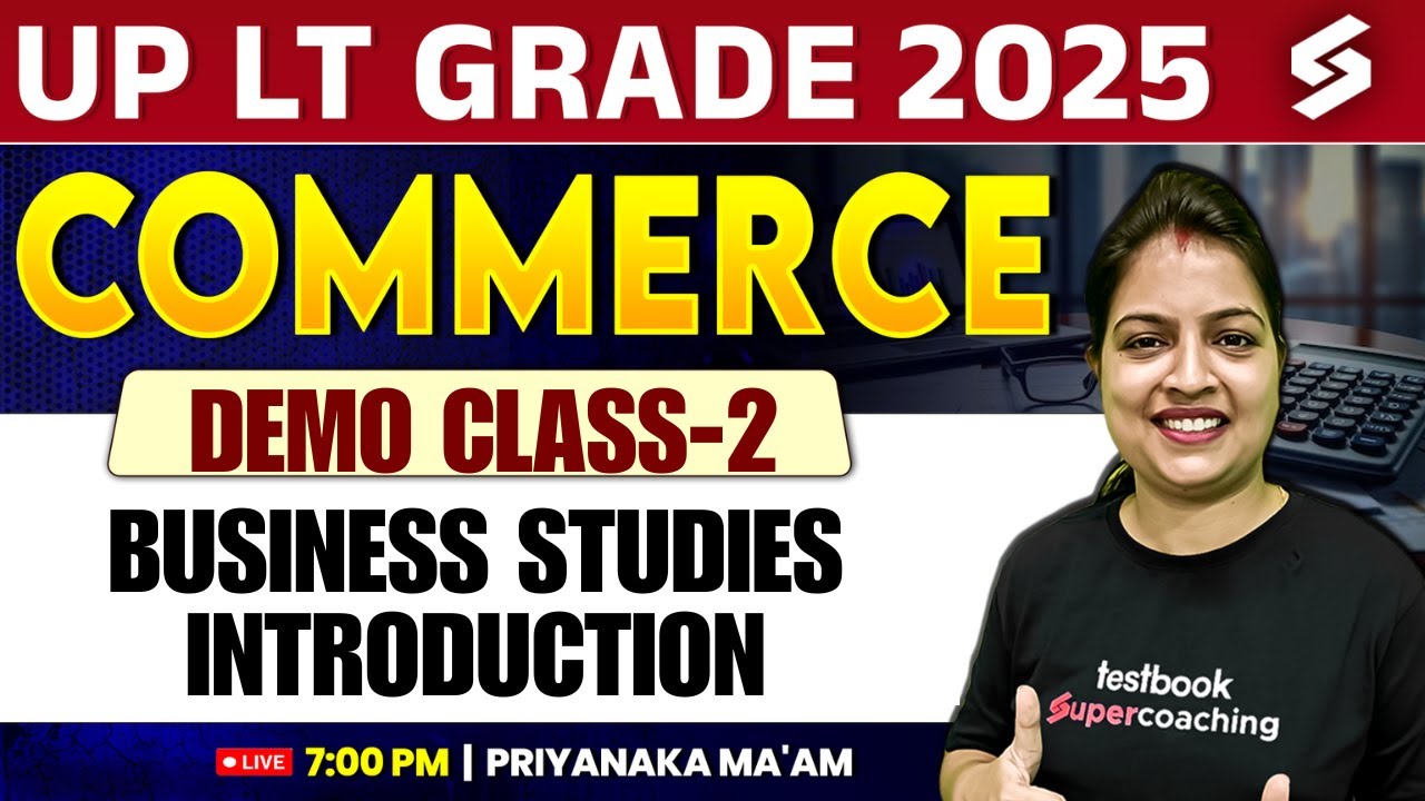 UP LT Grade New Vacancy 2025 | UP LT Grade Commerce Classes #2 By Priyanka Mam