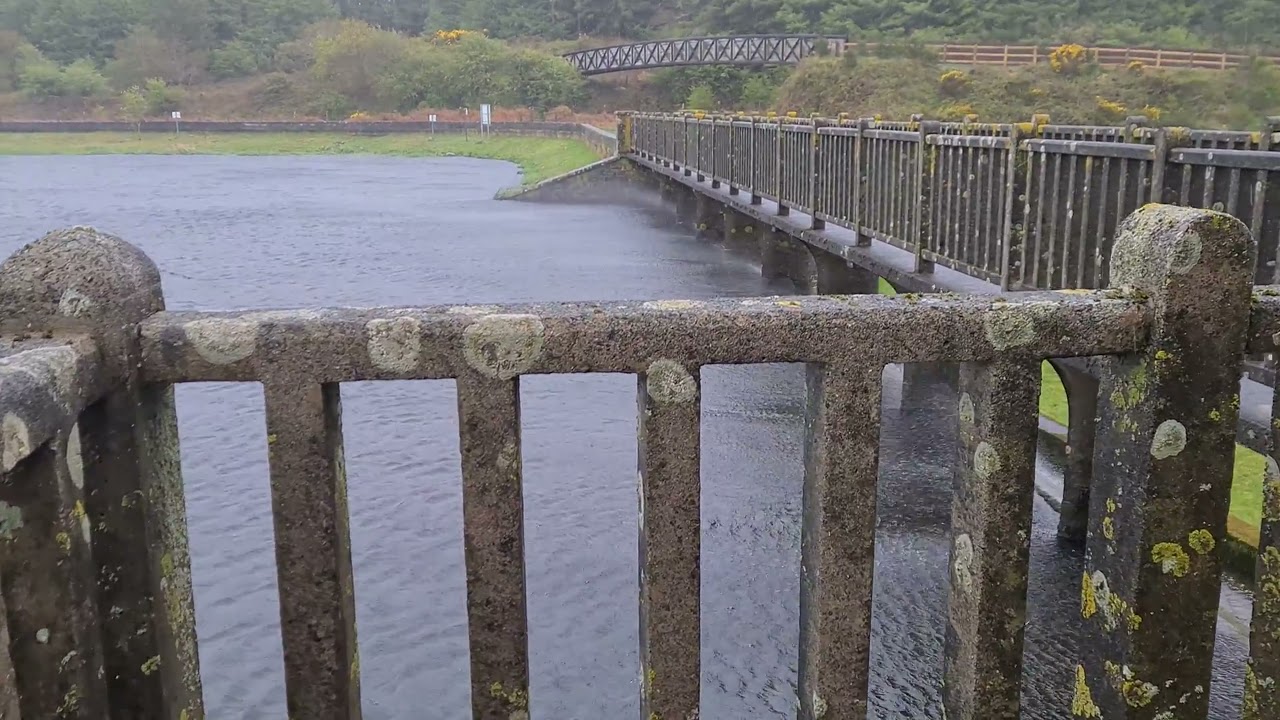 Llyn Cefni wet and wild