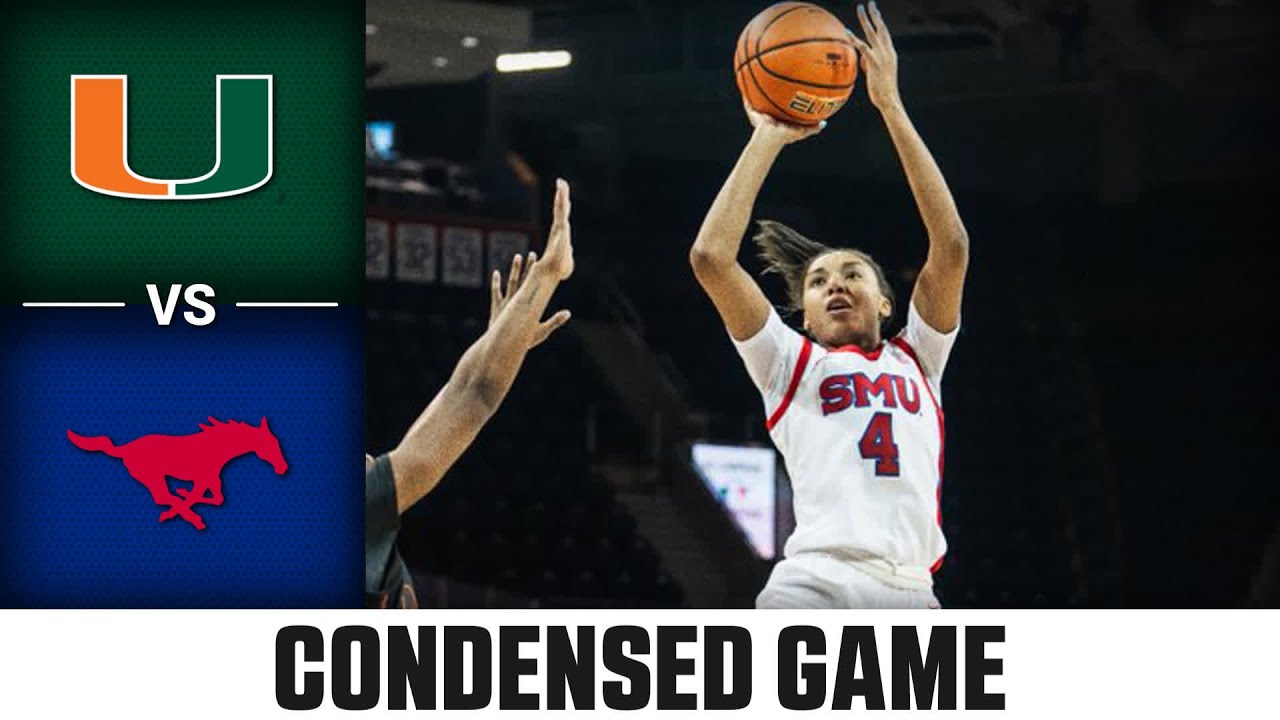 Miami vs. SMU Condensed Game | 2025-26 ACC Women's Basketball