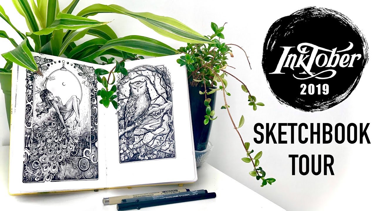 Inktober Sketchbook Tour! | 2019