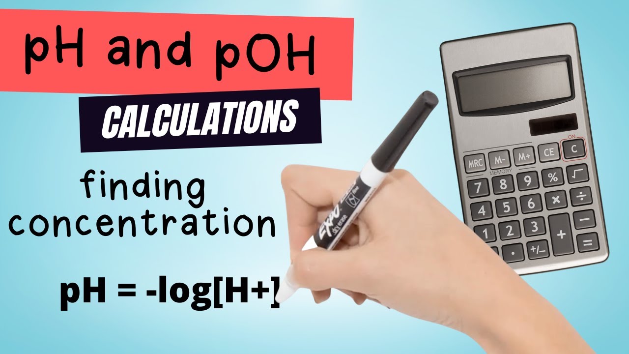 Как рассчитать концентрацию по pH и pOH