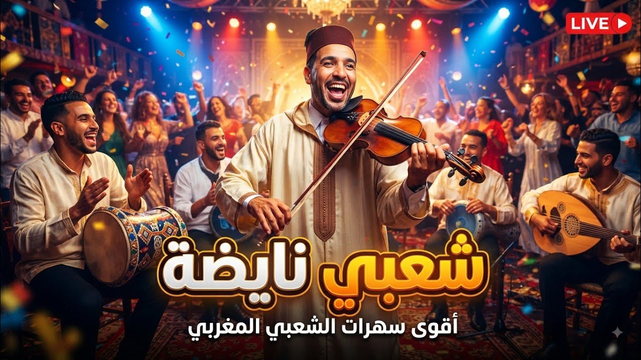 Cha3bi Jarra Nayda Chti7 Chaabi Ambiance marocaine |  شعبي جرة نايضة