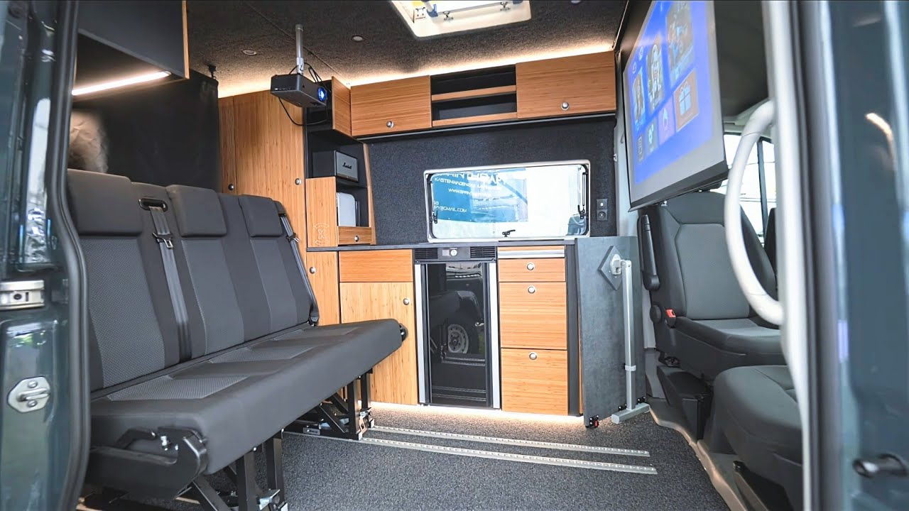 🟥 DIESES GEHEIME STEALTH-CRAFTER WOHNMOBIL sprengt alle Vorstellungskraft: Flexebu|Beamer|XL Dusche!