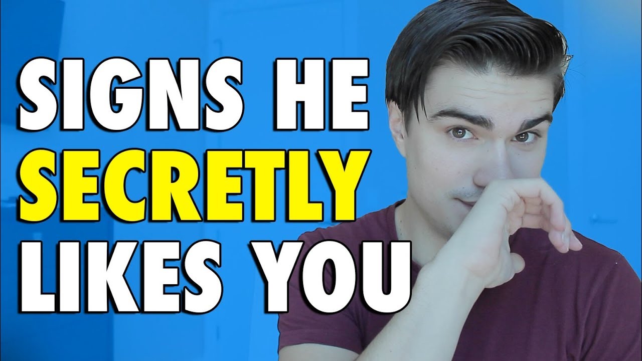 5 SIGNS A GUY LIKES YOU (SECRETLY)