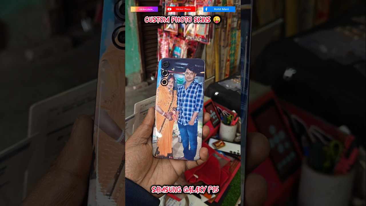 Samsung Galaxy F15 Custom Photo Skin 😱 | Phone Transformation! ✨ 