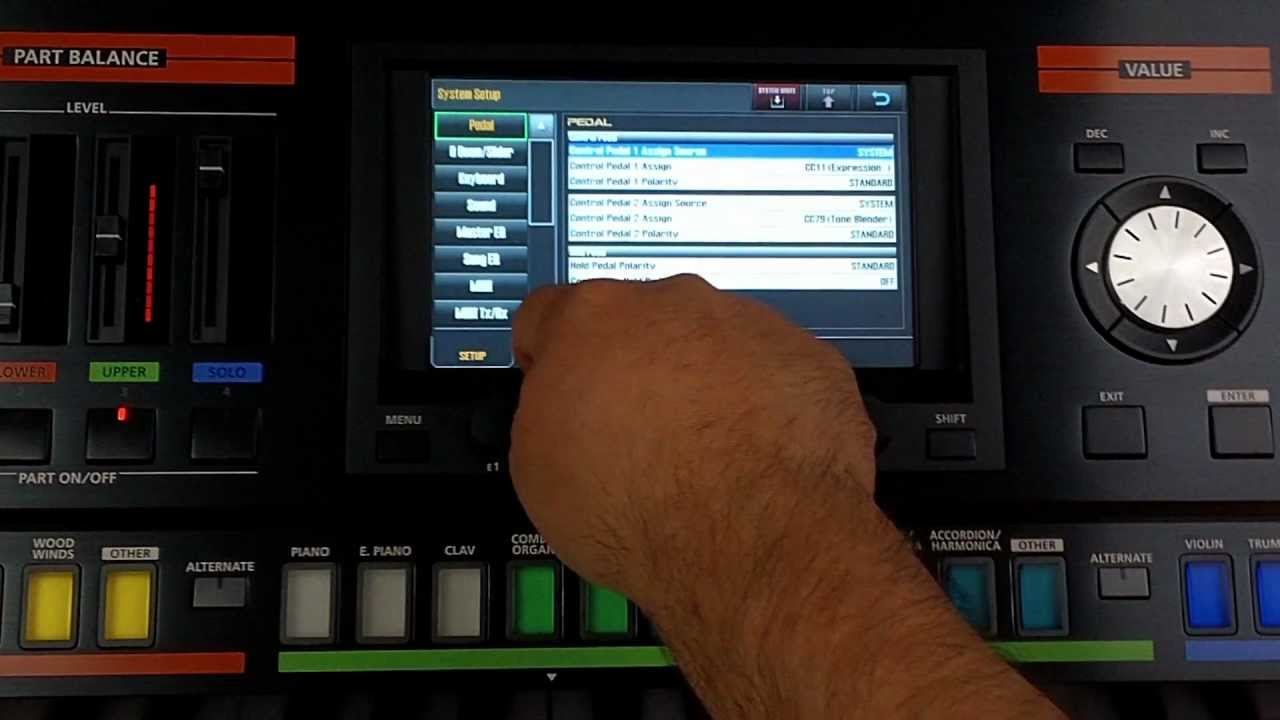 Roland Jupiter-80 - Assigning Favorites