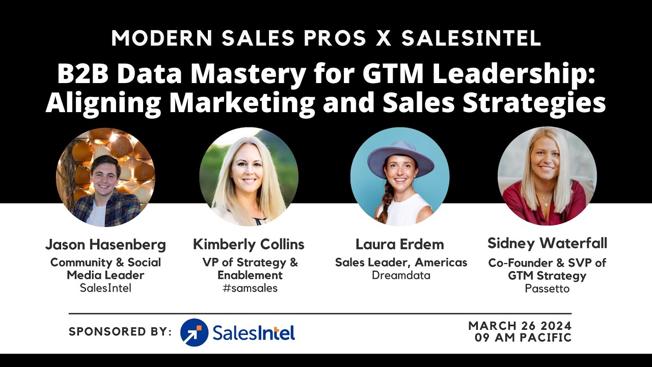 B2B Data Mastery for GTM Leadership  Aligning Marketing and Sales Strategies