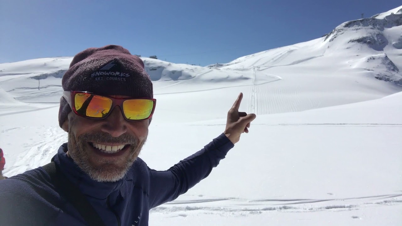 Great Ski Routes In The Espace Killy. Tour de Pramecou.