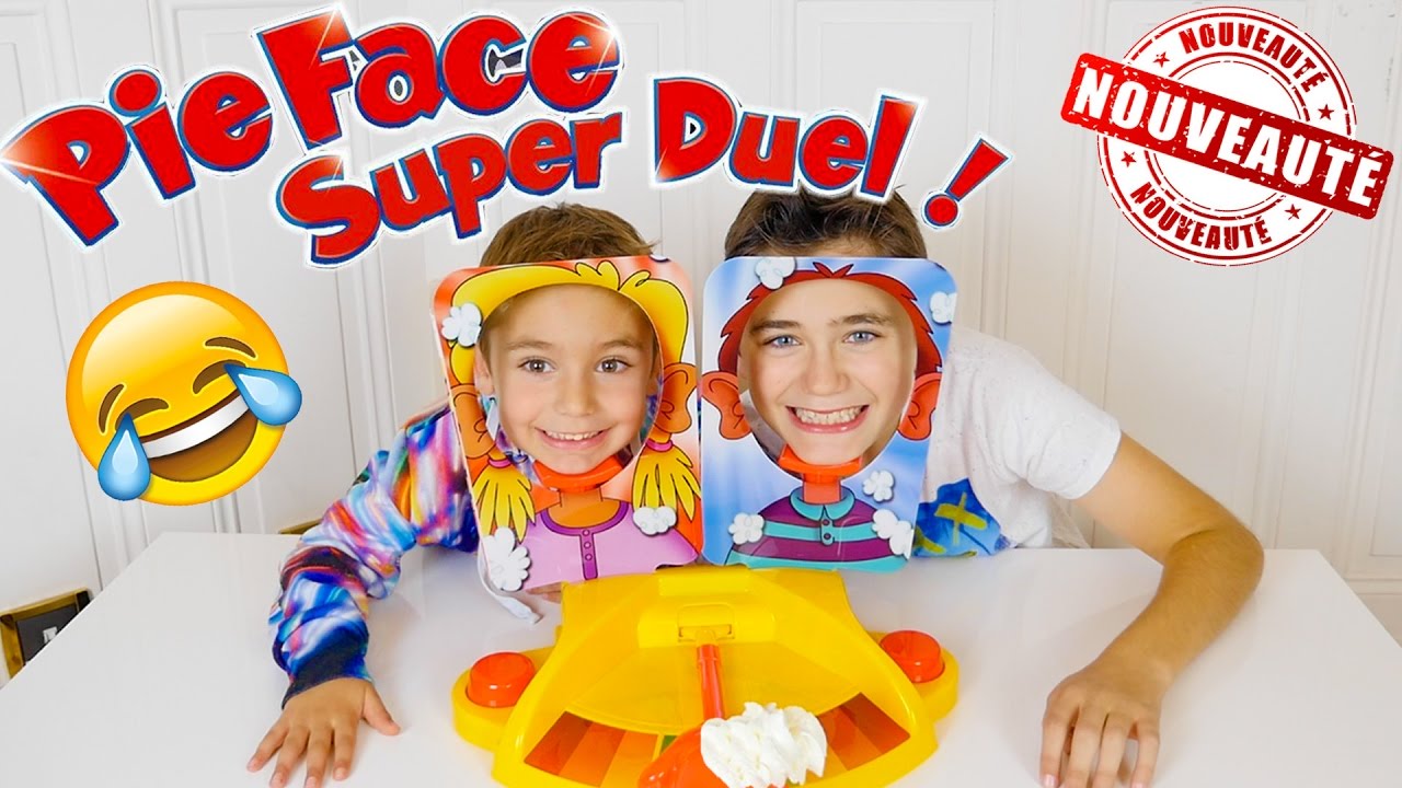 CHALLENGE PIE FACE SUPER DUEL entre Fr&egrave;res - PIE FACE SHOWDOWN GAME