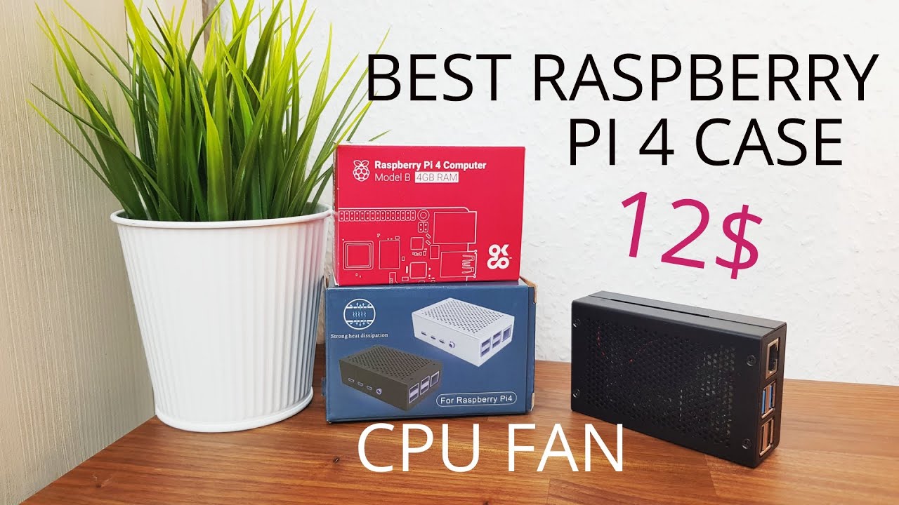 Best 12$ CASE for Raspberry PI4 /aluminium case with CPU-fan & heat-sinks/How to assemble + unboxing