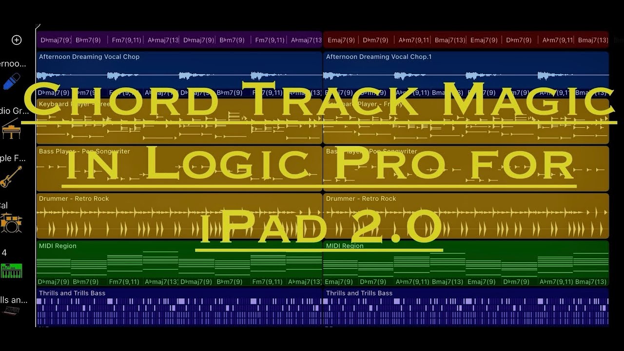 Chord Track Magic in Logic Pro for iPad 2.0