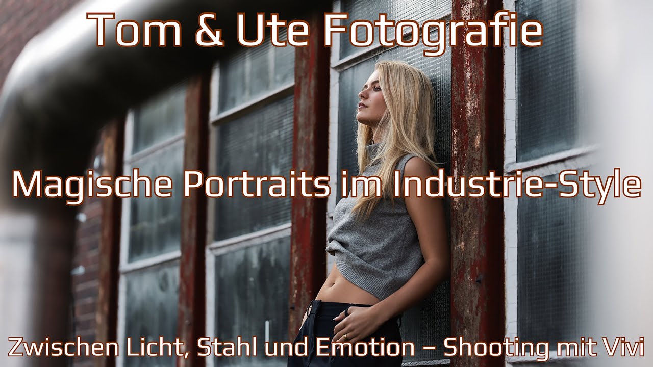 Magische Portraits im Industrie Style - Shooting mit Vivi