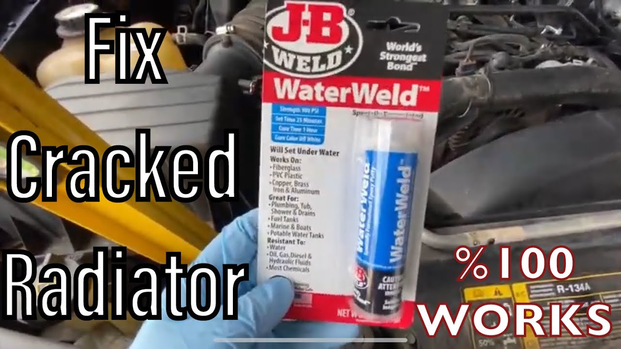 Как отремонтировать треснувший пластиковый радиатор — JB Water Weld