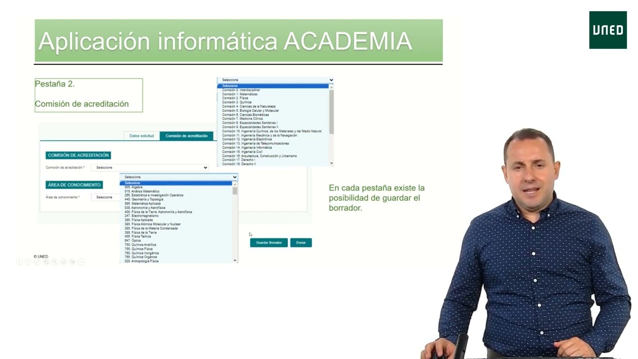 Cómo cumplimentar la aplicación informática del programa: ACADEMIA de ANECA (2024)