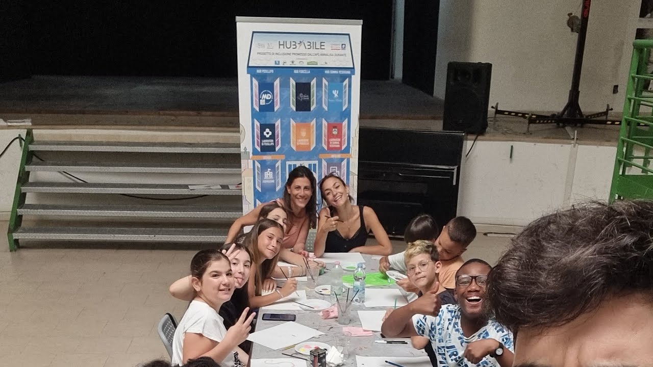 HubAbile 2023. I primi laboratori di inclusione dell'Annalisa Durante