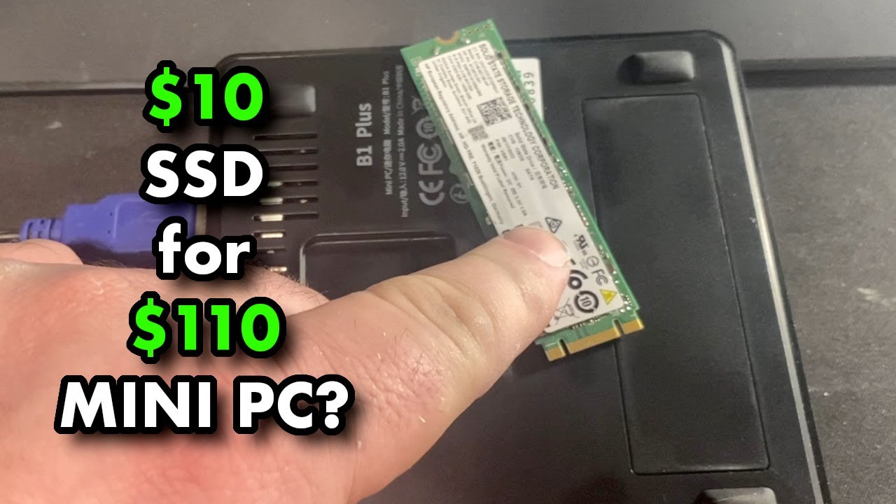 Upgrading BMAX B1 Plus with $10 SSD from Amazon