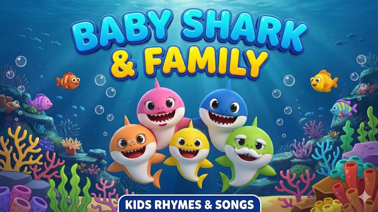 Baby Shark Song 🦈 | Shark Family Dance | Fun Kids Rhyme 